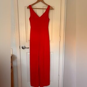 Popilush red jumpsuit